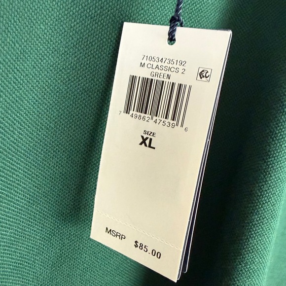 Polo Ralph Lauren Mens Classic Fit Mesh Polo Shirt Dark Green W/ Red Pony XL NWT - Picture 3 of 8